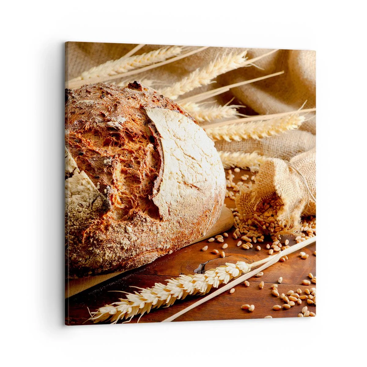 Impression sur toile - Image sur toile - Appétissant, parfumé, croquant - 50x50 cm