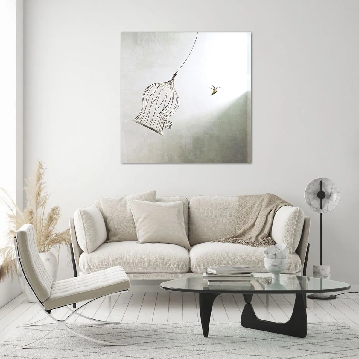 Impression sur verre - Image sur verre - Dans son élément - 60x60 cm