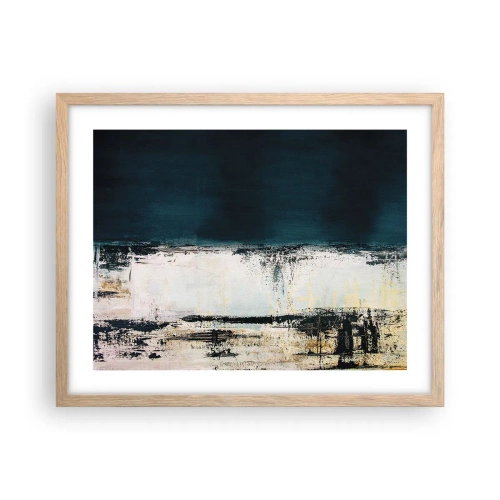 Affiche dans un chêne clair - Poster - Composition horizontale - 50x40 cm