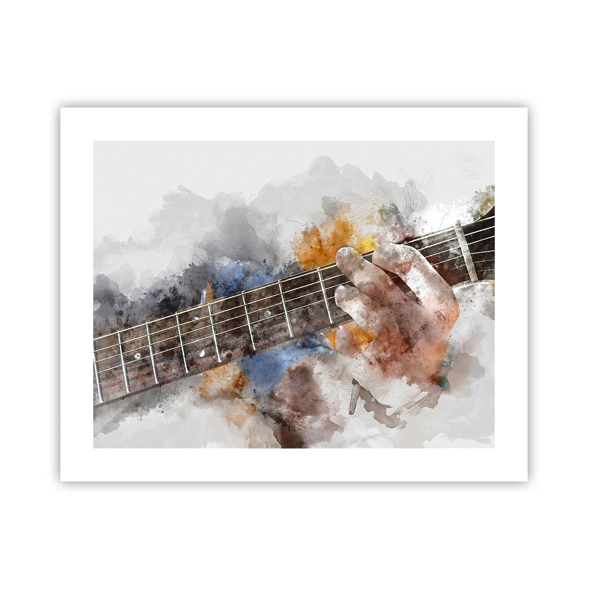 Affiche - Poster - La poésie entre les cordes - 50x40 cm