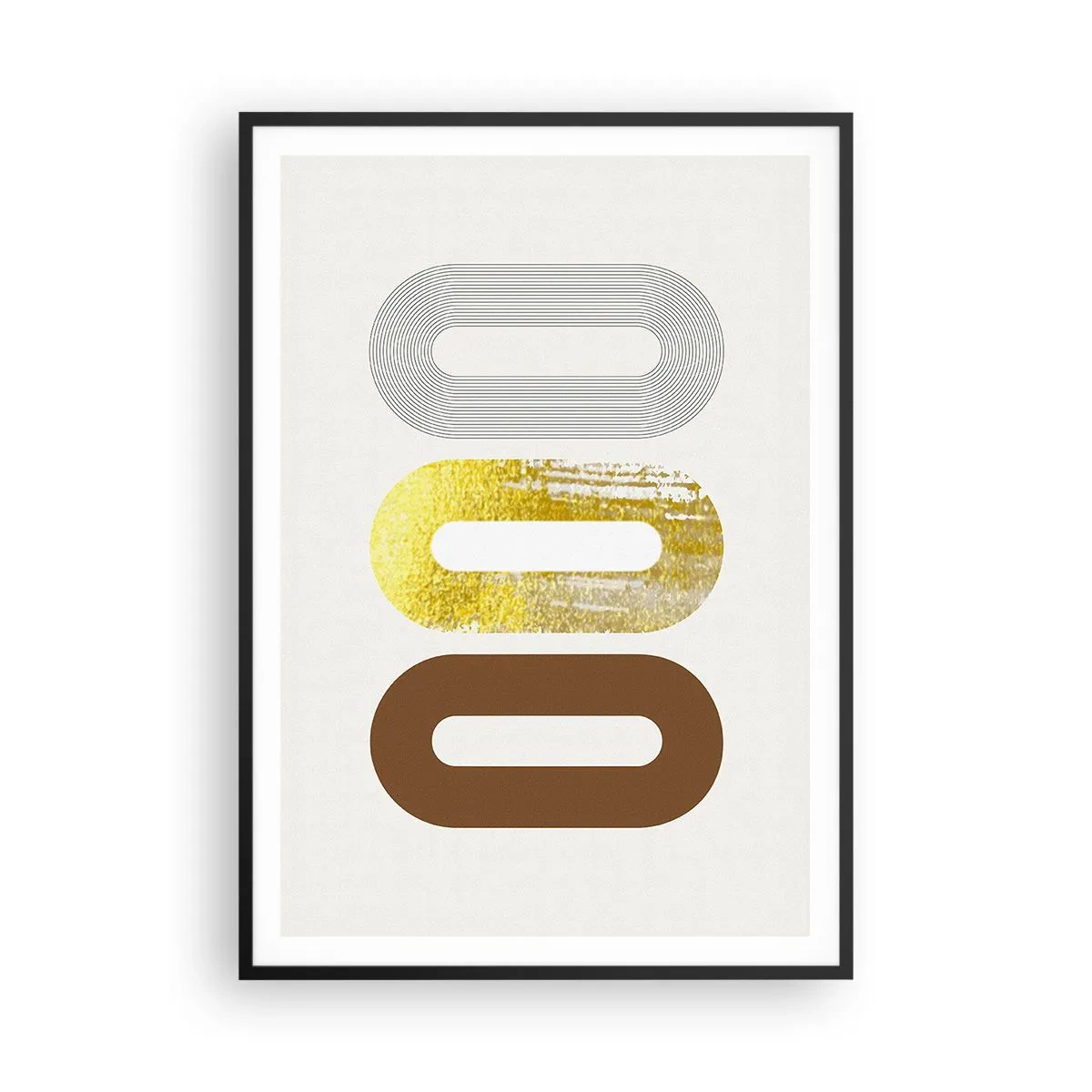 Affiche dans un cadre noir - Poster - Ooo! - 70x100 cm