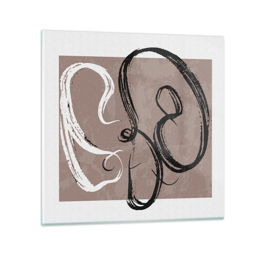 Impression sur verre - Image sur verre - Composition – la recherche de la plénitude - 70x70 cm