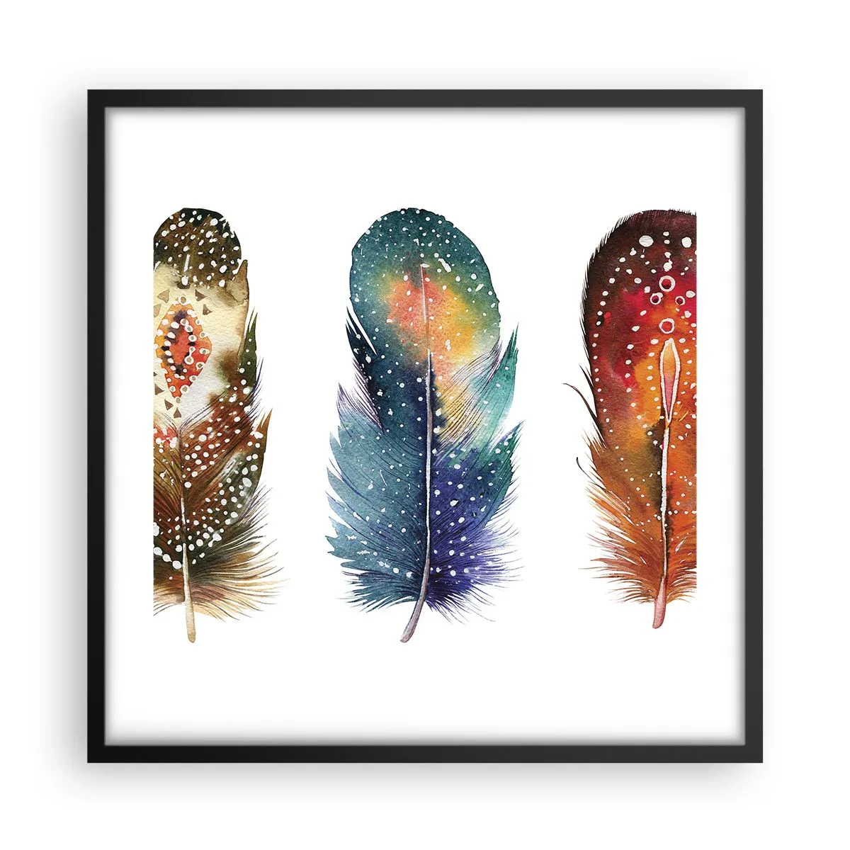 Affiche dans un cadre noir - Poster - Rituels, cérémonies, secrets - 50x50 cm