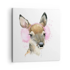 Impression sur toile - Image sur toile - Et le gel n'effraie plus - 50x50 cm