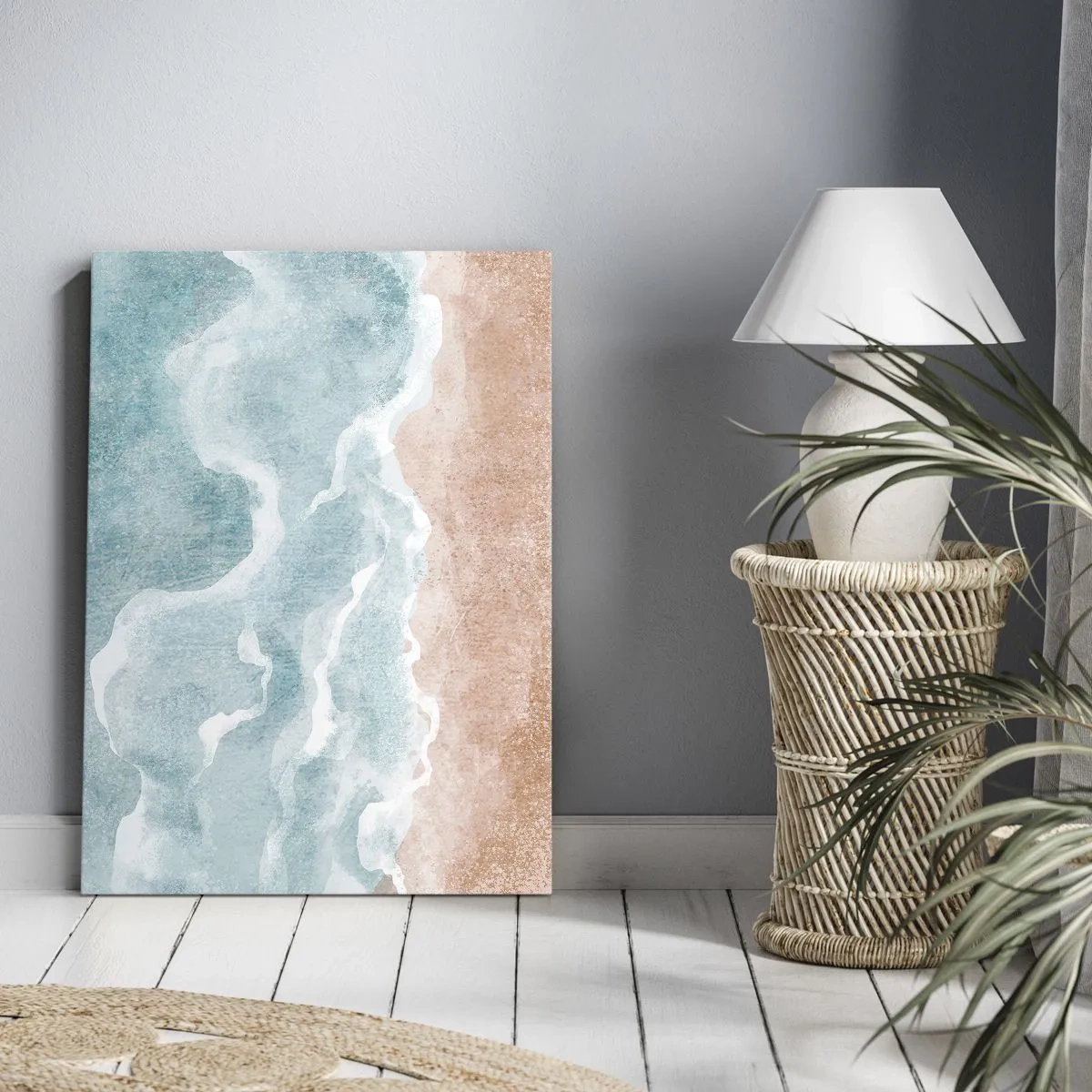 Impression sur toile - Image sur toile - Abstraction du nuage - 45x80 cm