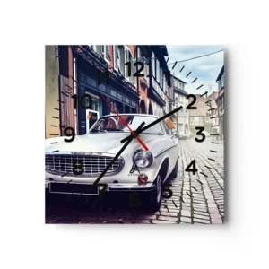 Horloge murale - Pendule murale - Le passé est aujourd'hui - 30x30 cm