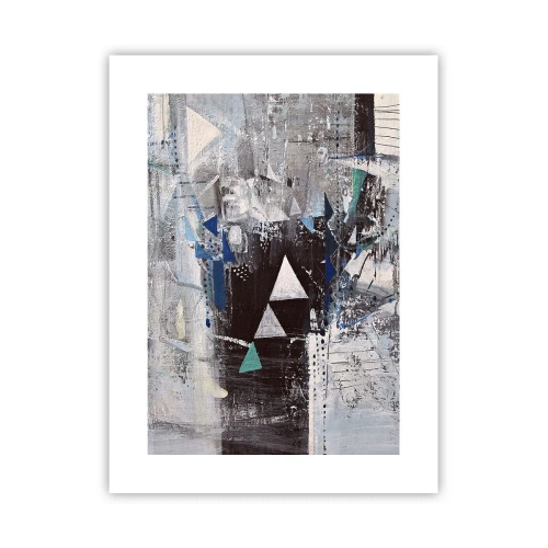 Affiche - Poster - Ordre prioritaire des triangles - 30x40 cm