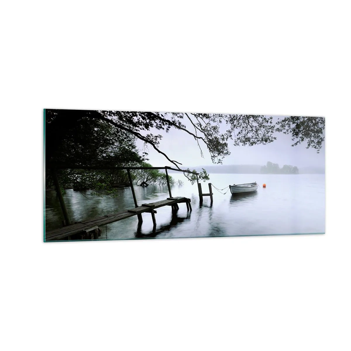 Impression sur verre - Image sur verre - Tu te reposes déjà - 100x40 cm