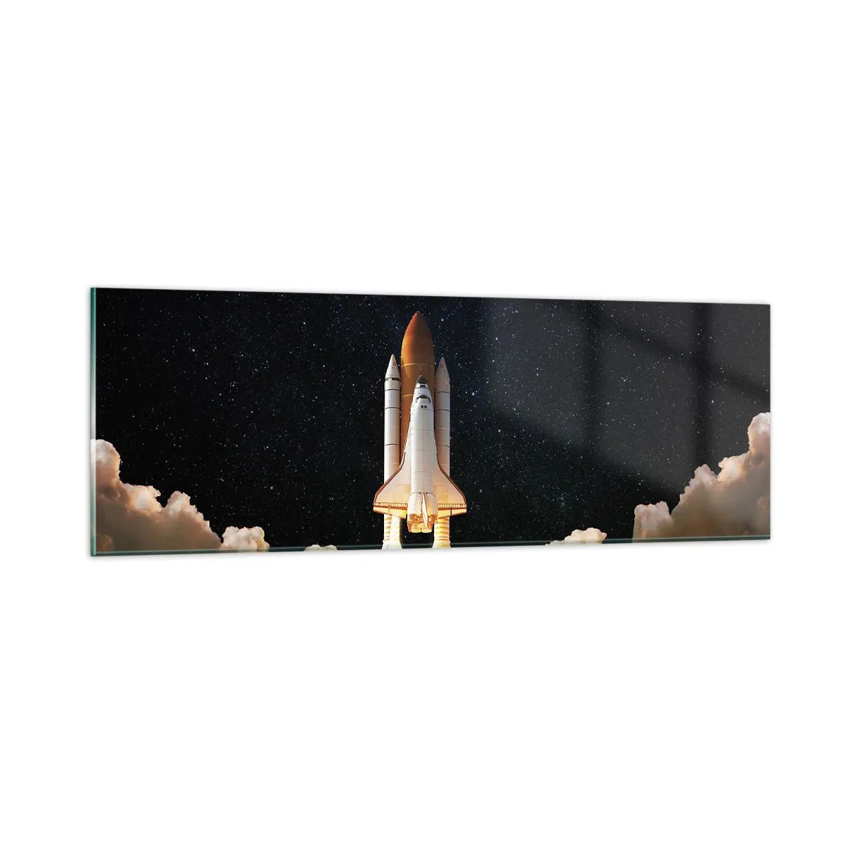 Impression sur verre - Image sur verre - Ad astra! - 90x30 cm
