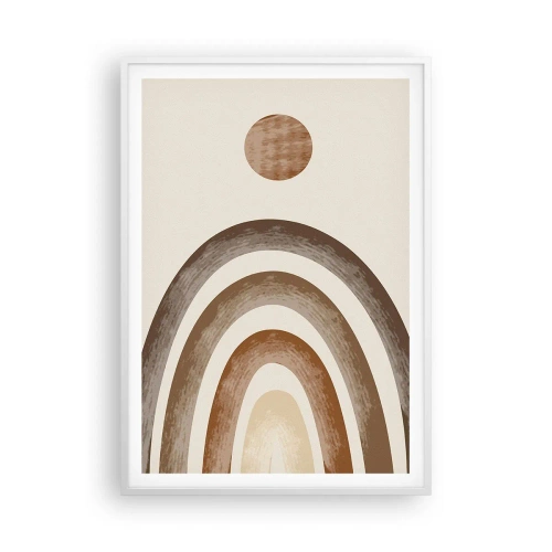 Affiche dans un cadre blanc - Poster - Dans une galaxie lointaine - 70x100 cm