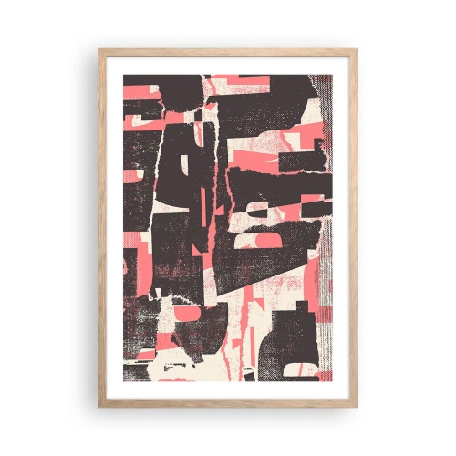 Affiche dans un chêne clair - Poster - Tout ce tapage - 50x70 cm