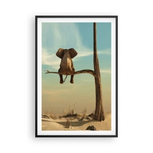 Affiche dans un cadre noir - Poster - Nouveau point de vue - 61x91 cm