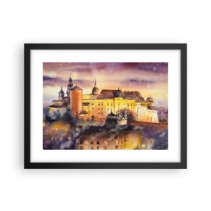 Affiche dans un cadre noir - Poster - Histoire et conte de fées - 40x30 cm