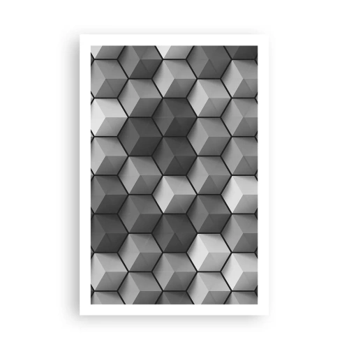 Affiche - Poster - Puzzle cubiste - 61x91 cm