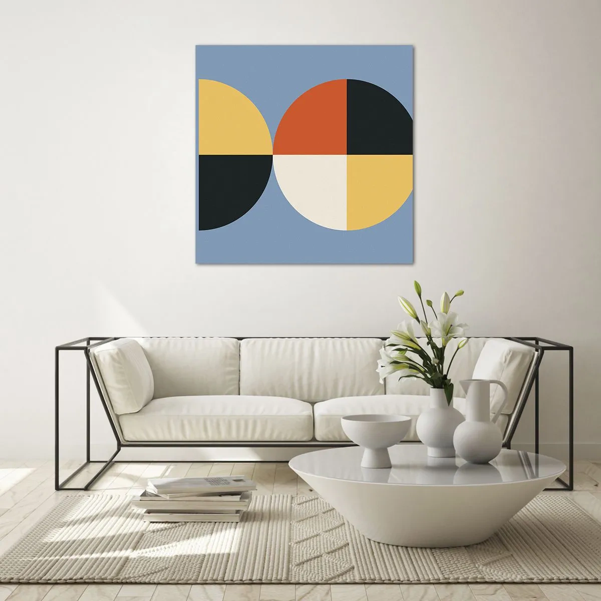 Impression sur verre - Image sur verre - Regarde et compte - 30x30 cm