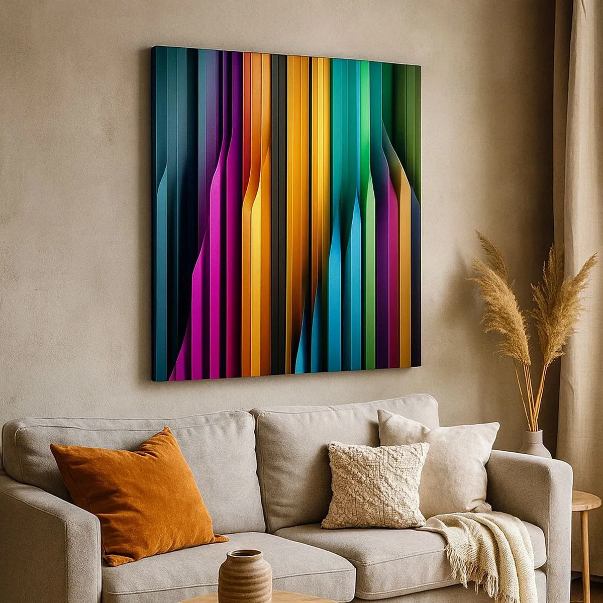 Impression sur toile - Image sur toile - Un organe de lumière - 30x30 cm