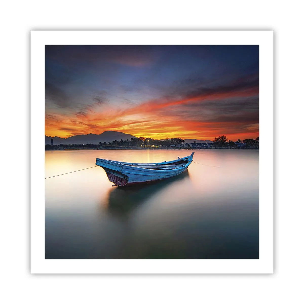 Affiche - Poster - Une bonne nuit arrive - 60x60 cm