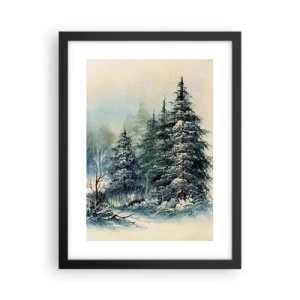 Affiche dans un cadre noir - Poster - Prêt pour les fêtes - 30x40 cm