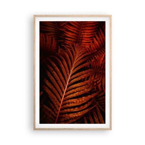 Affiche dans un chêne clair - Poster - Chaleur de la vie - 61x91 cm