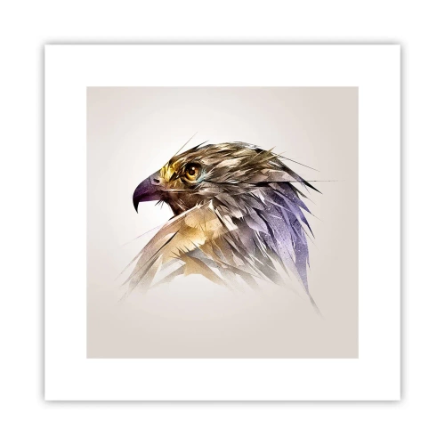 Affiche - Poster - Portrait d'un guerrier - 30x30 cm