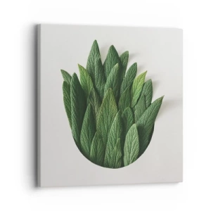 Impression sur toile - Image sur toile - Curiosité sans retenue - 30x30 cm