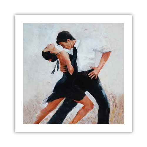 Affiche - Poster - Tango de mes rêves et pensées - 50x50 cm