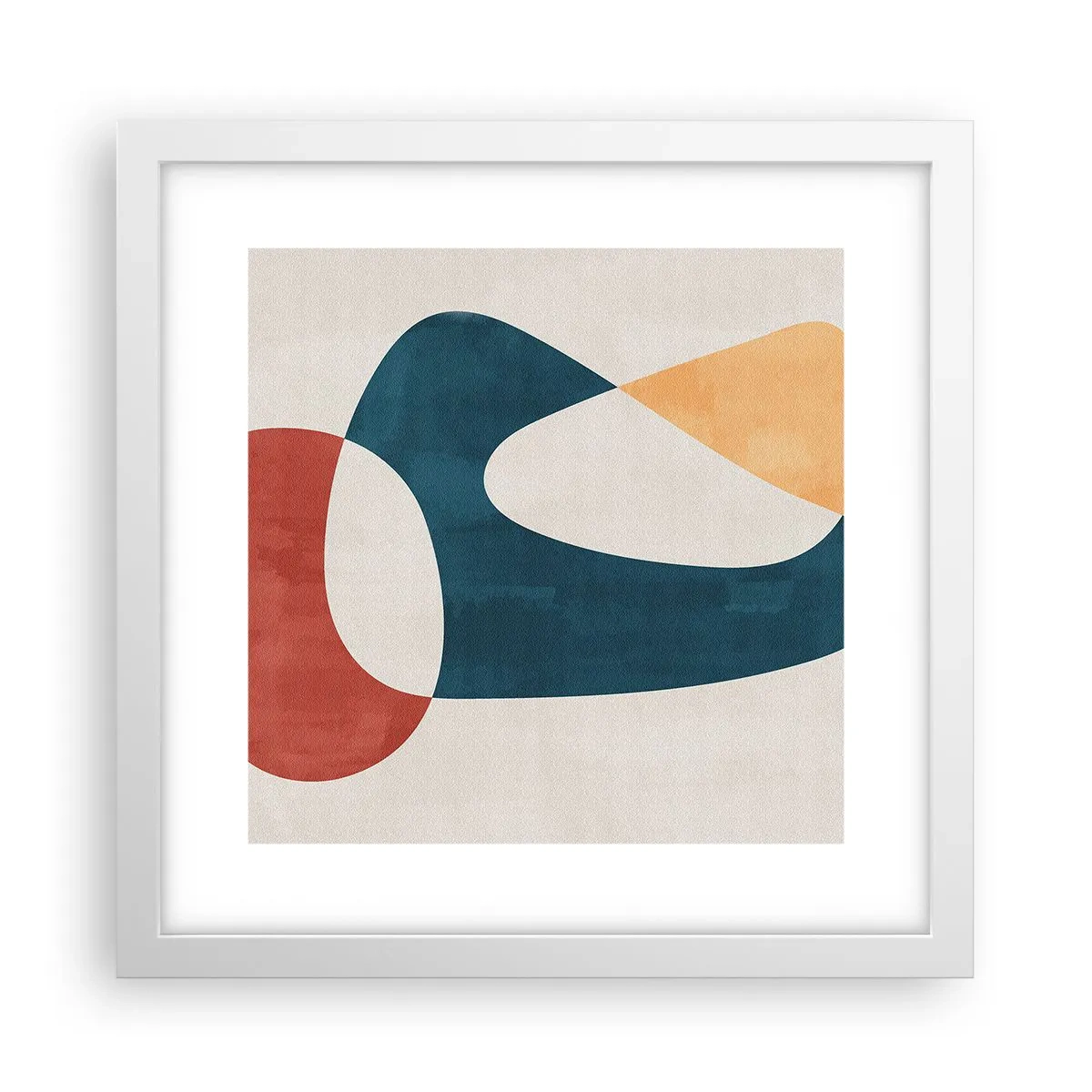 Affiche dans un cadre blanc - Poster - Influences et métamorphoses - 30x30 cm