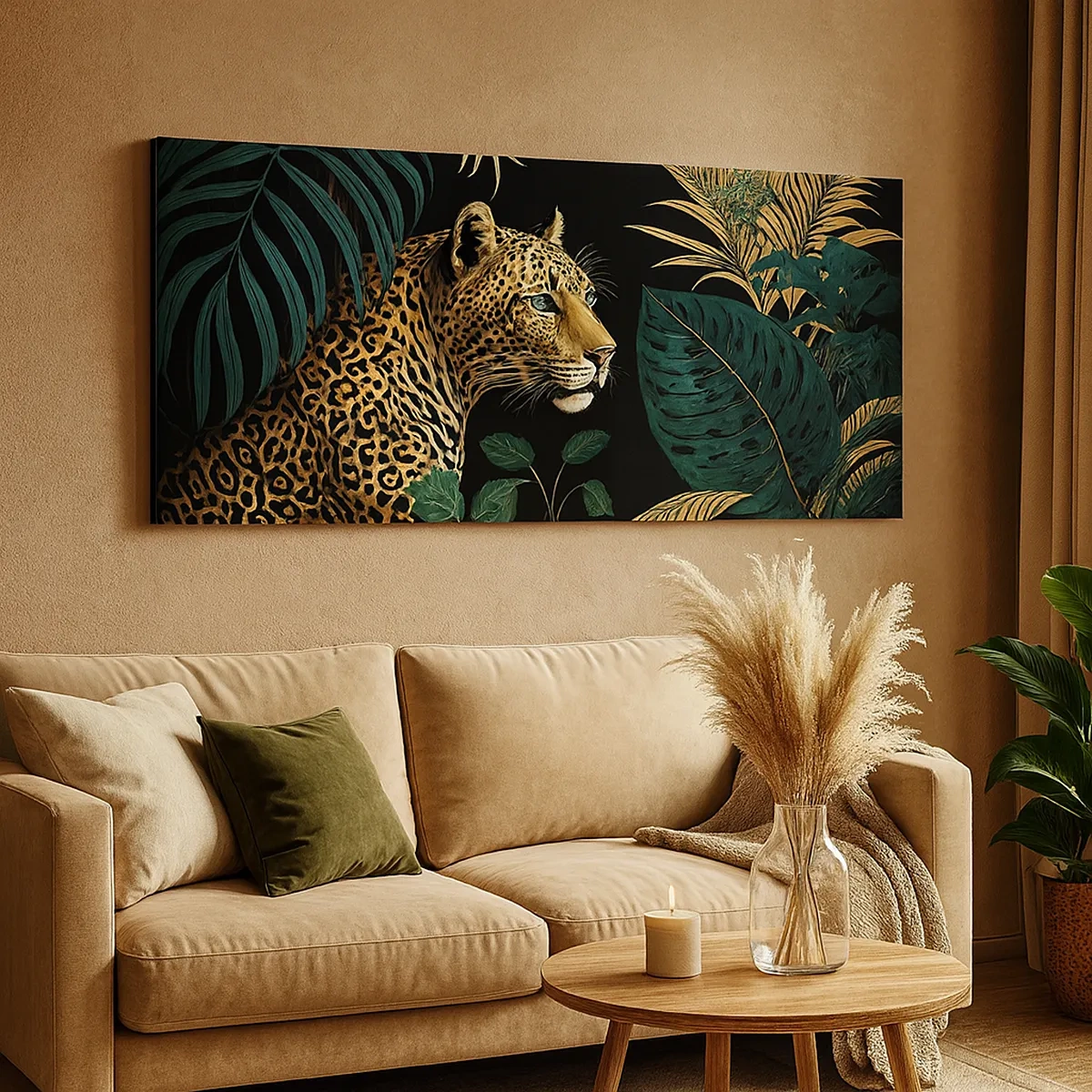 Impression sur toile - Image sur toile - Un hôte dans la jungle - 30x30 cm