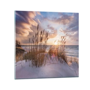 Impression sur verre - Image sur verre - Salutations du soleil et du vent - 30x30 cm