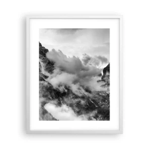 Affiche dans un cadre blanc - Poster - Belle et cruelle - 40x50 cm