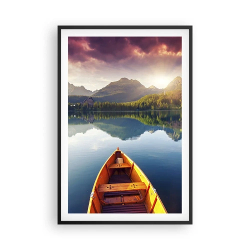 Affiche dans un cadre noir - Poster - Rien contre nature - 61x91 cm