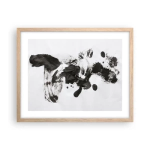 Affiche dans un chêne clair - Poster - De la méthode dans la folie ? - 50x40 cm