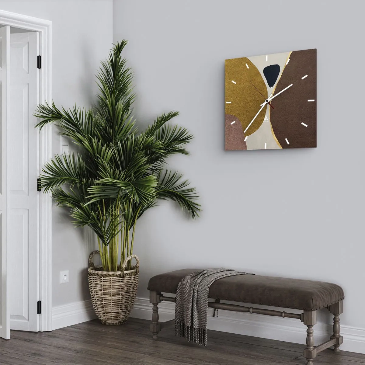 Horloge murale - Pendule murale - L'abstraction – une place dans l'espace - 30x30 cm