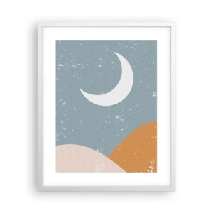 Affiche dans un cadre blanc - Poster - Miracle de nombreuses nuits - 40x50 cm