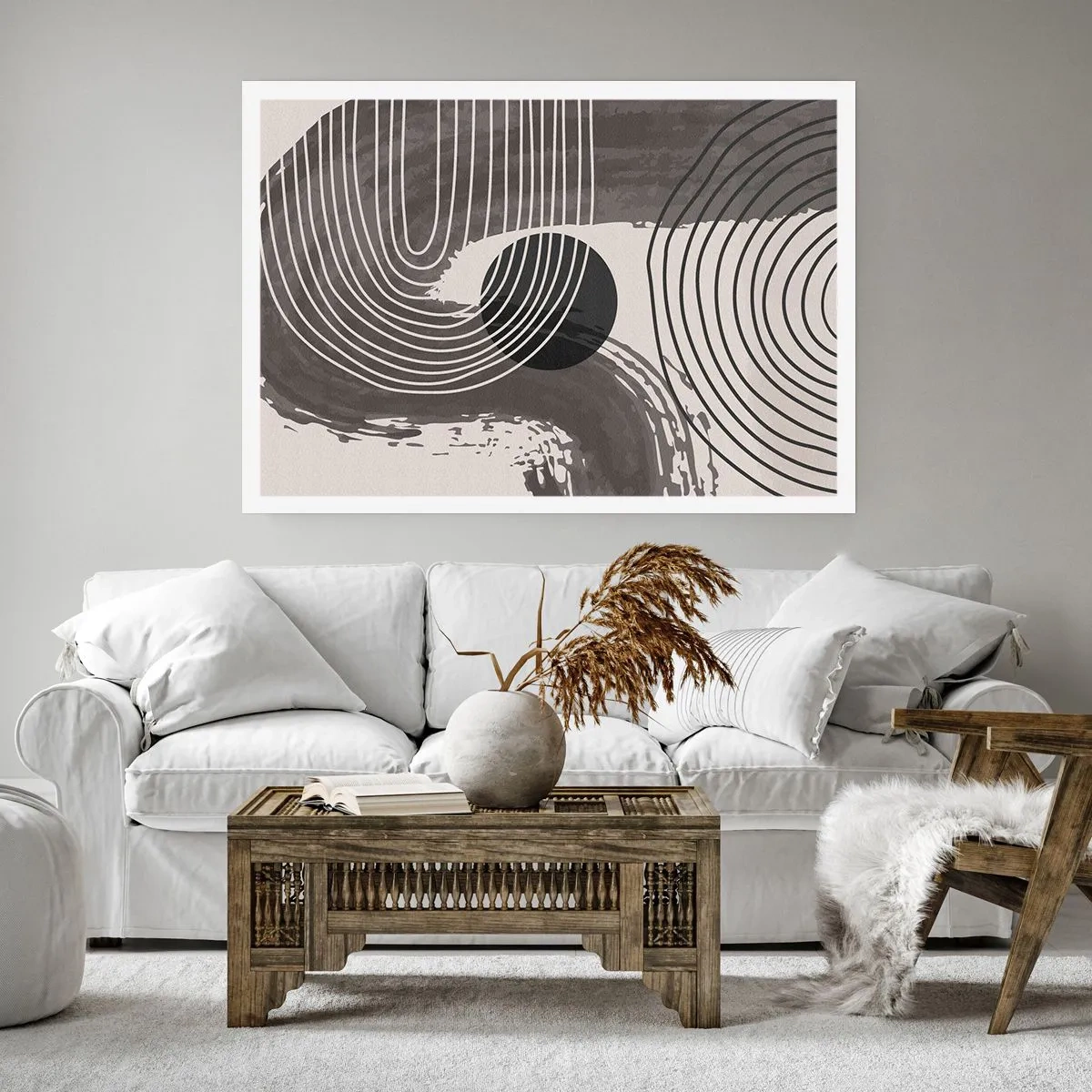 Affiche - Poster - L'ovale gagne - 40x30 cm