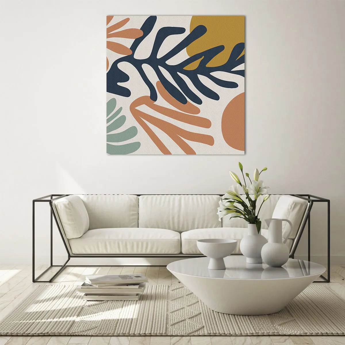 Impression sur verre - Image sur verre - Mers de corail - 60x60 cm