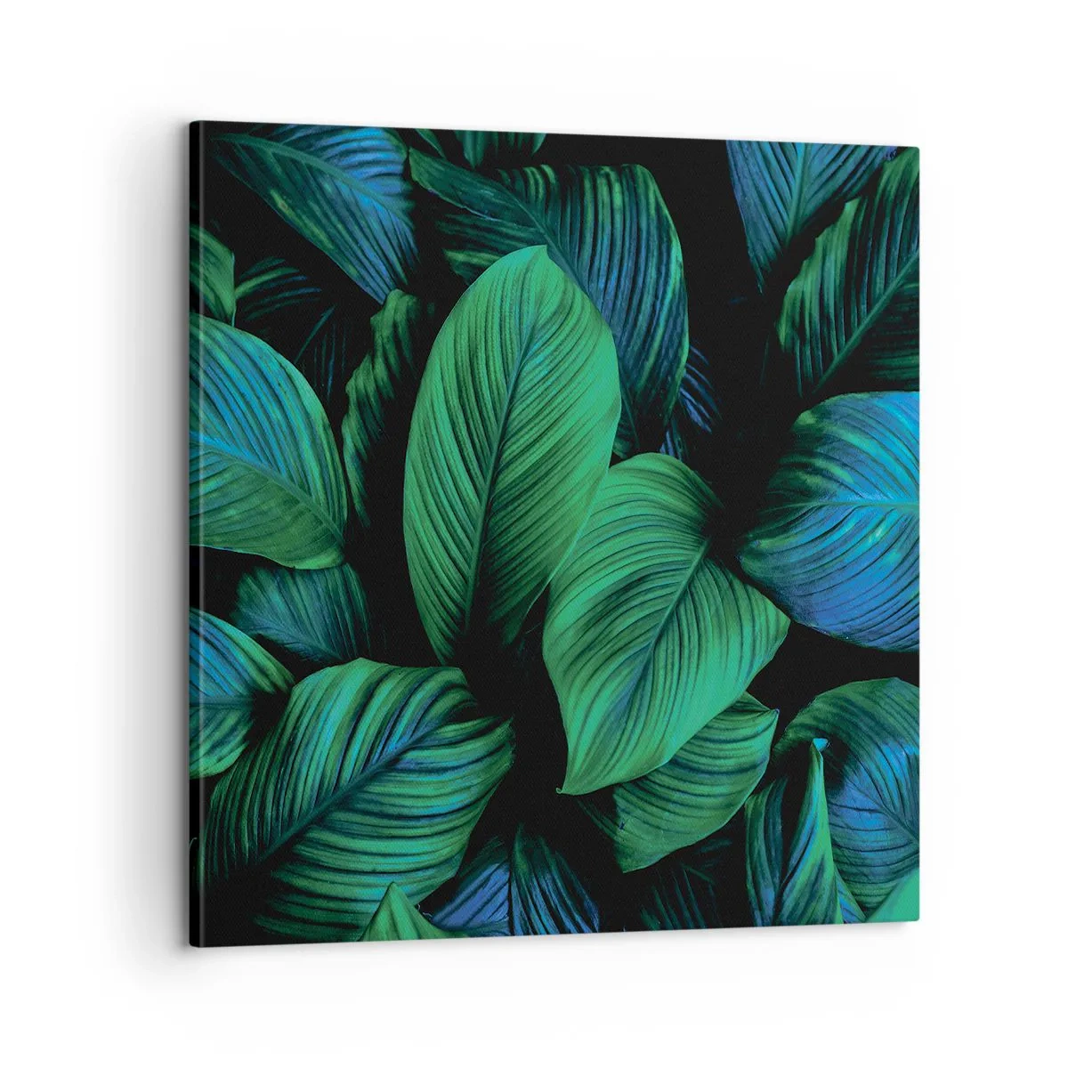 Impression sur toile - Image sur toile - Dans la foule verte - 60x60 cm