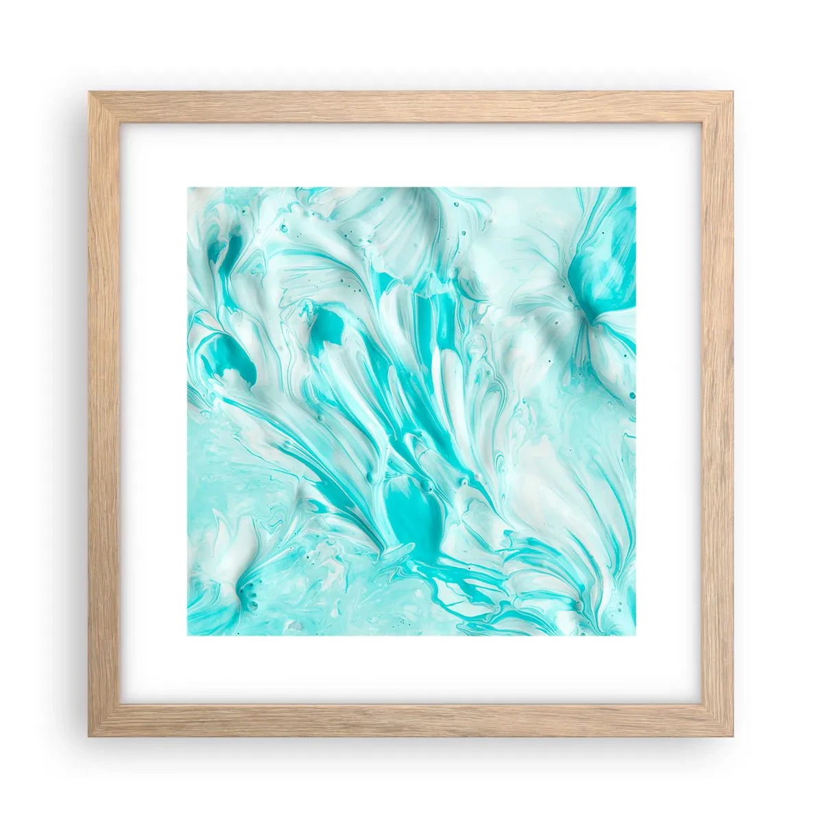 Affiche dans un chêne clair - Poster - Ensemble pour toujours - 30x30 cm