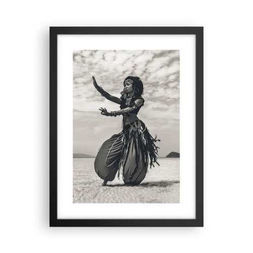Affiche dans un cadre noir - Poster - Danse des îles du sud - 30x40 cm