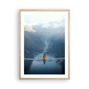 Affiche dans un chêne clair - Poster - Ravi de la suspension - 50x70 cm