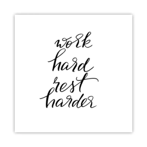 Affiche - Poster - Équilibre de vie - 50x50 cm