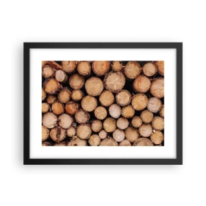 Affiche dans un cadre noir - Poster - Nouveau commencement - 40x30 cm