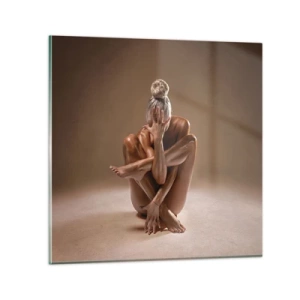Impression sur verre - Image sur verre - Unité du corps et de l'âme - 60x60 cm