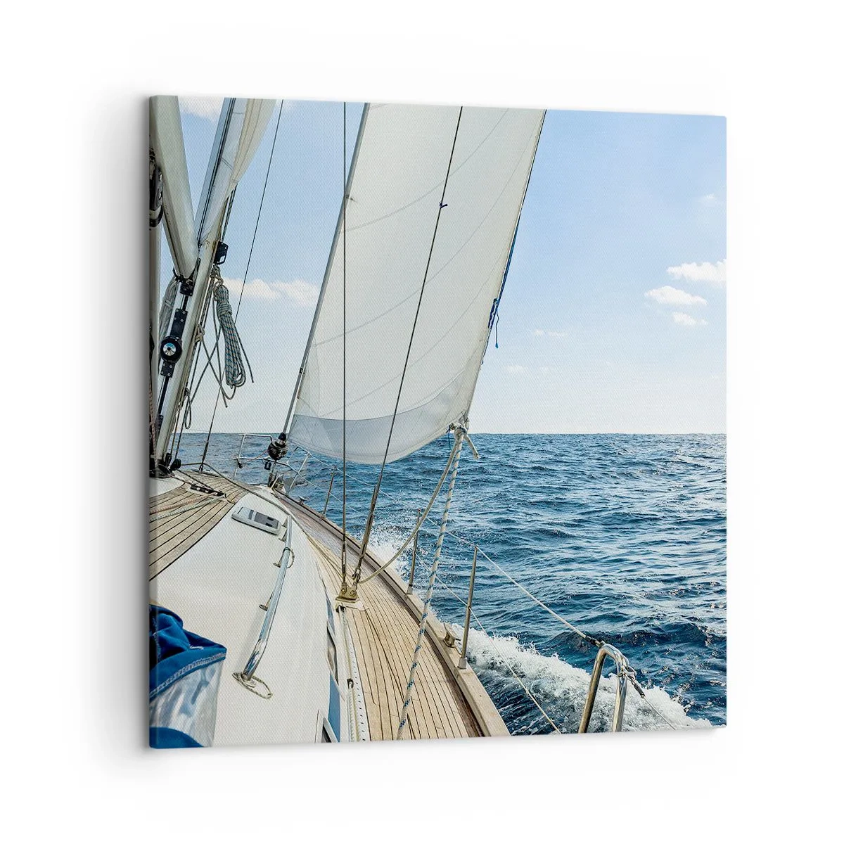 Impression sur toile - Image sur toile - Ohé, l'aventure - 50x50 cm