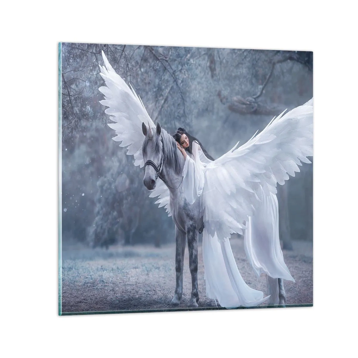 Impression sur verre - Image sur verre - Un moment inspiré - 70x70 cm