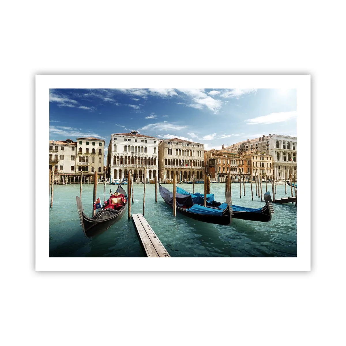 Affiche - Poster - Palace bleu ciel - 70x50 cm