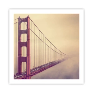 Affiche - Poster - Entre ciel et terre - 60x60 cm