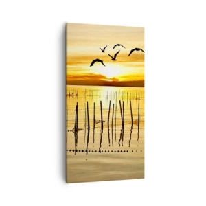 Impression sur toile - Image sur toile - À la pêche - 55x100 cm