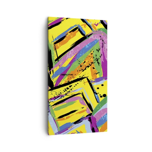 Impression sur toile - Image sur toile - Jusqu'à ce qu'il crie de joie - 45x80 cm