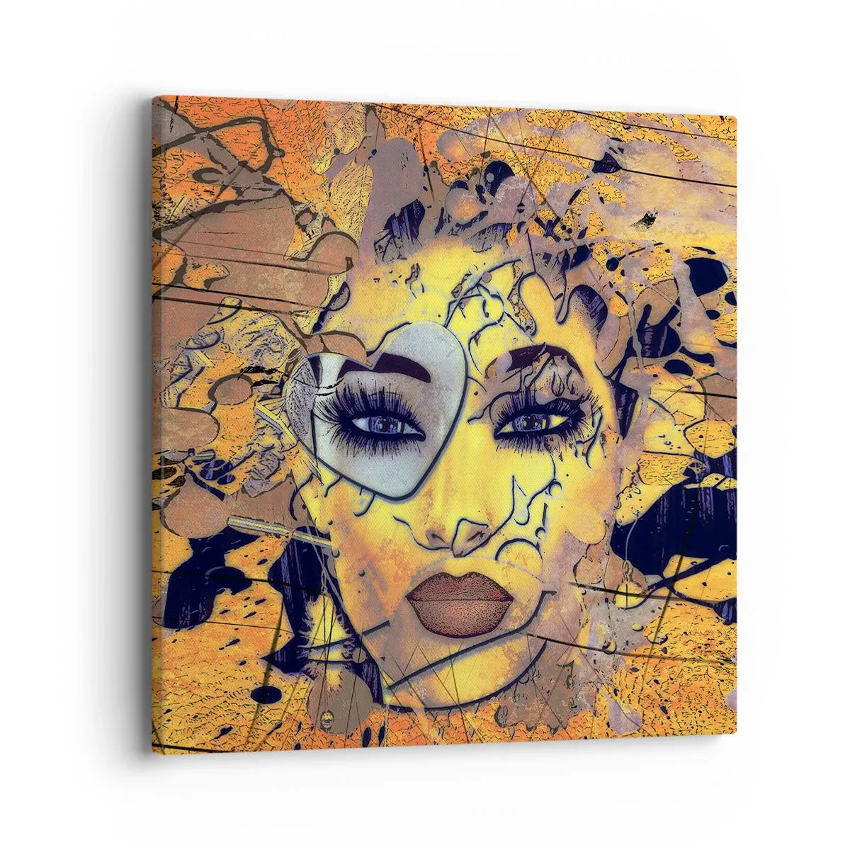 Impression sur toile - Image sur toile - Beauté ensoleillée - 40x40 cm